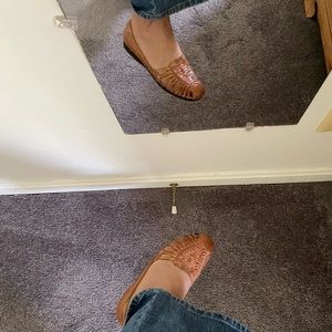 Softspots | vintage brown leather huaraches